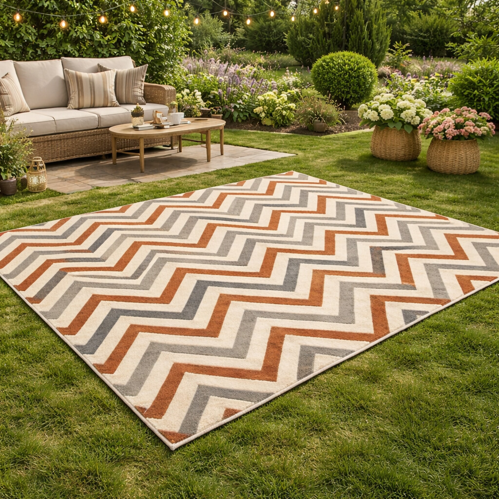 Area Rug Hand Tufted 5x7 8x10 8x11 8x13 Striped Design Wool Area Rug Living Room