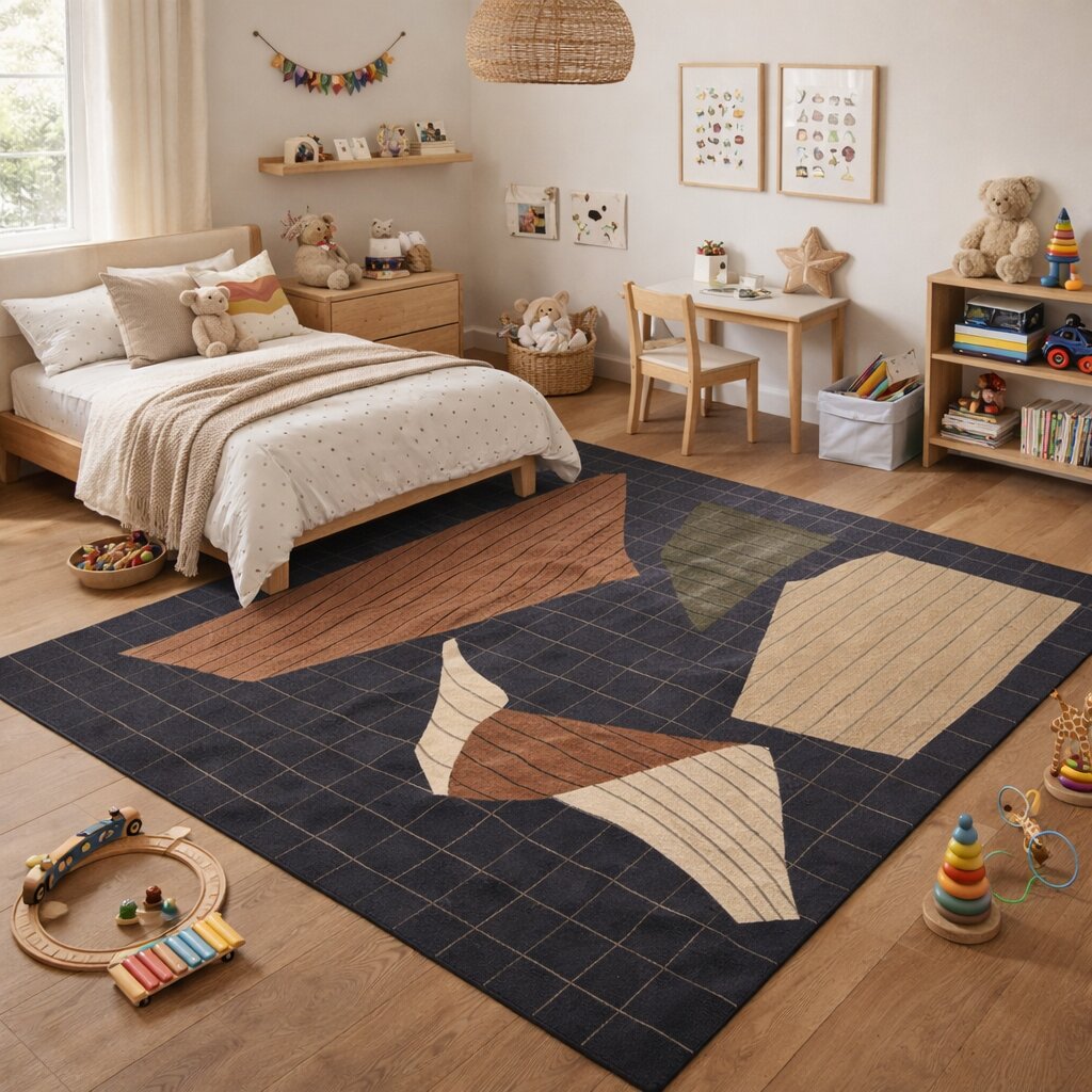 9x13 8x11 Hand tufting wool carpet Rectangular area rugs Bed Living room carpets