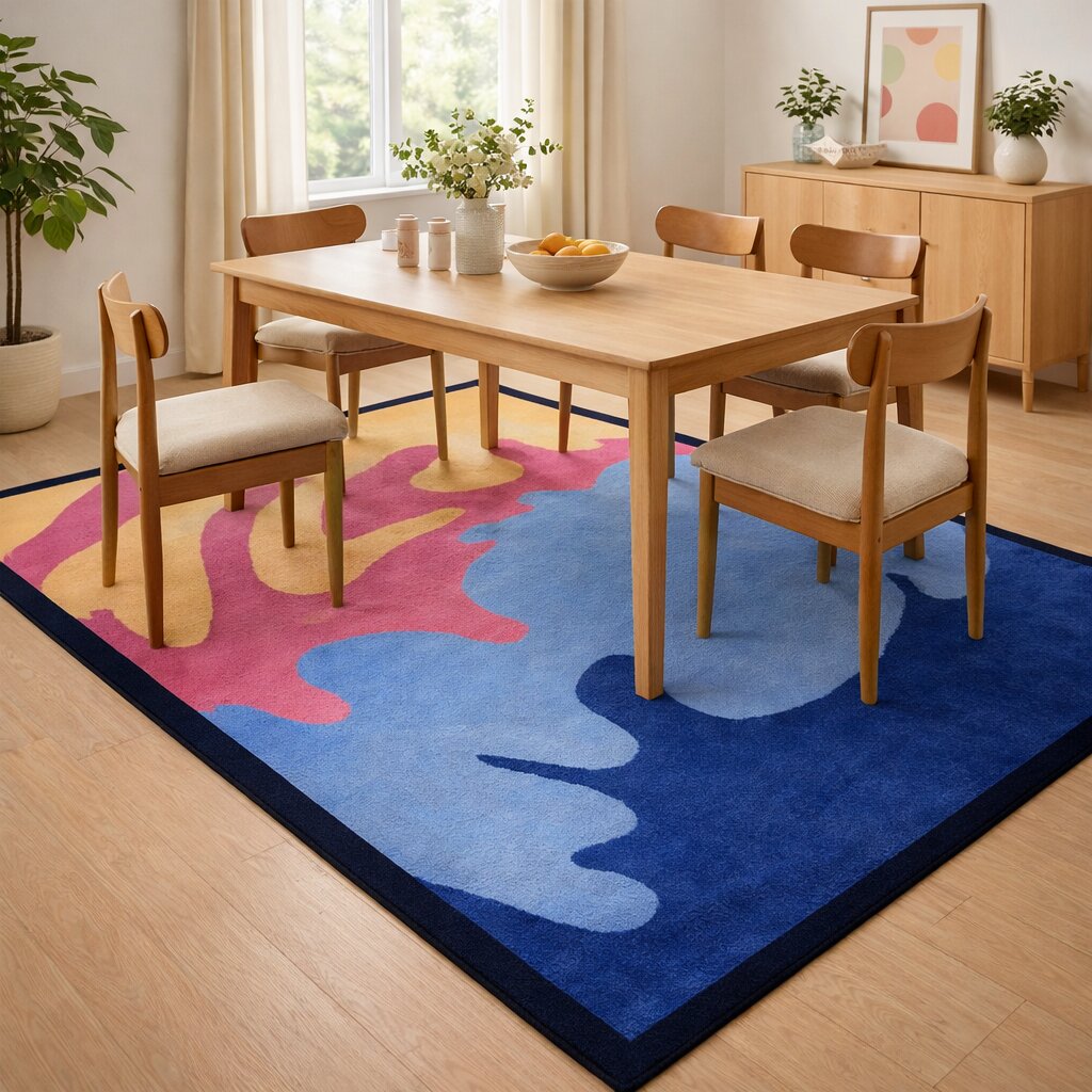 5x7 7x10 10x14 Tufting wool carpet Rectangular area rugs Bed Living room carpets