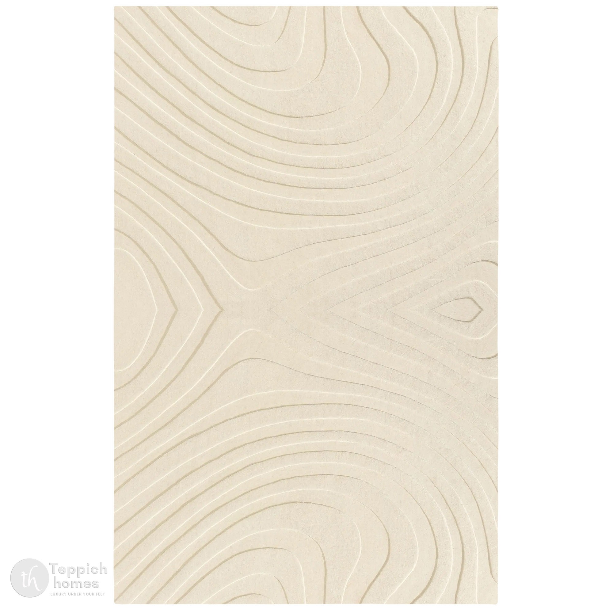 6x8 6x97x10 Hand tufted area rug Rectangular wool carpet Beige color Hallway Kids rooms rugs