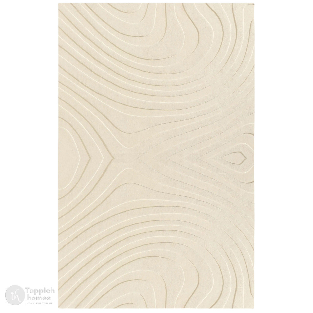 Image of 6x8, 6x9,7x10, Hand tufted area rug, Rectangular wool carpet, Beige color Hallway, Kids rooms rugs
