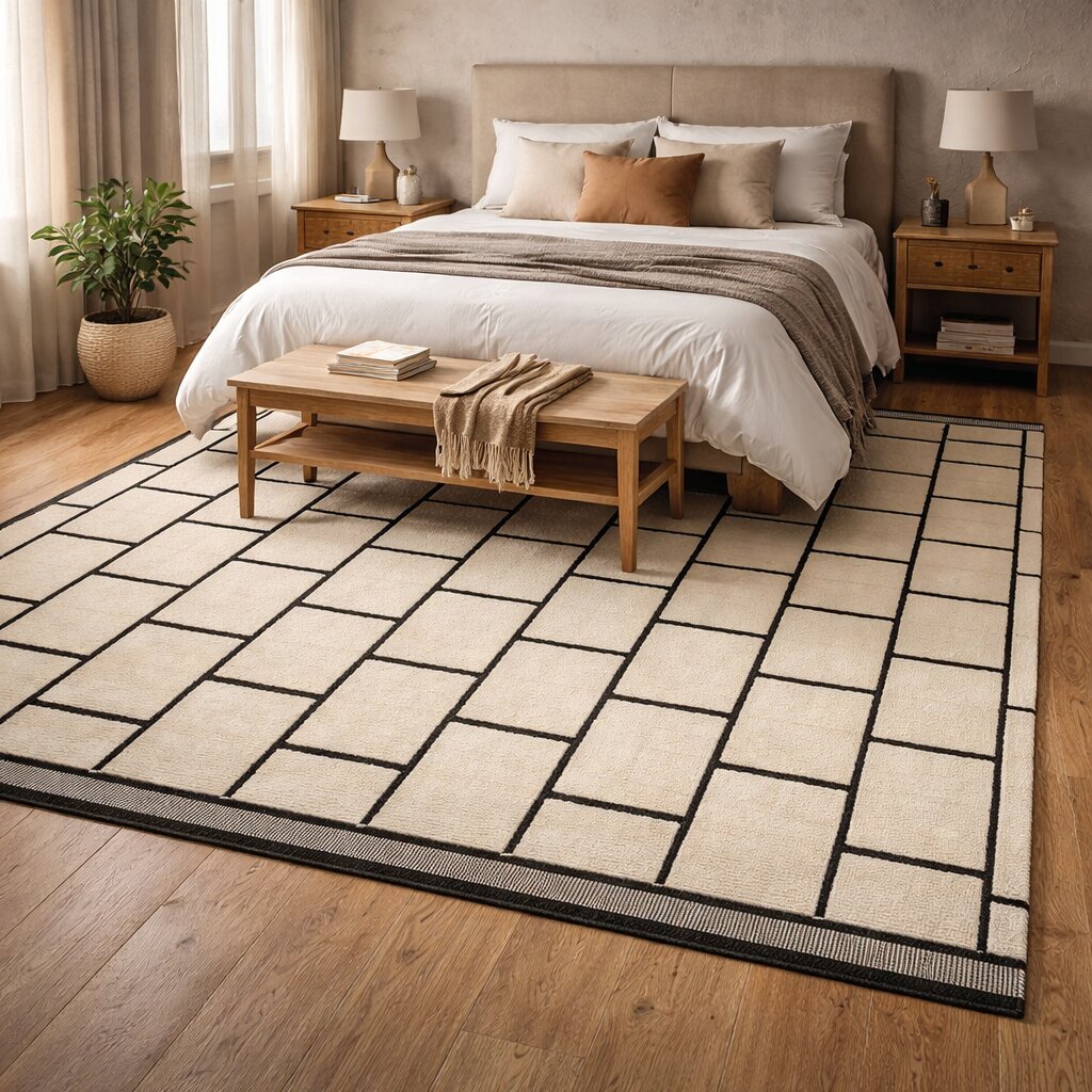Hand tufted area rug Rectangular wool carpet 5x7 6x9 9x12 12x18 Bed Living Kids room rugs