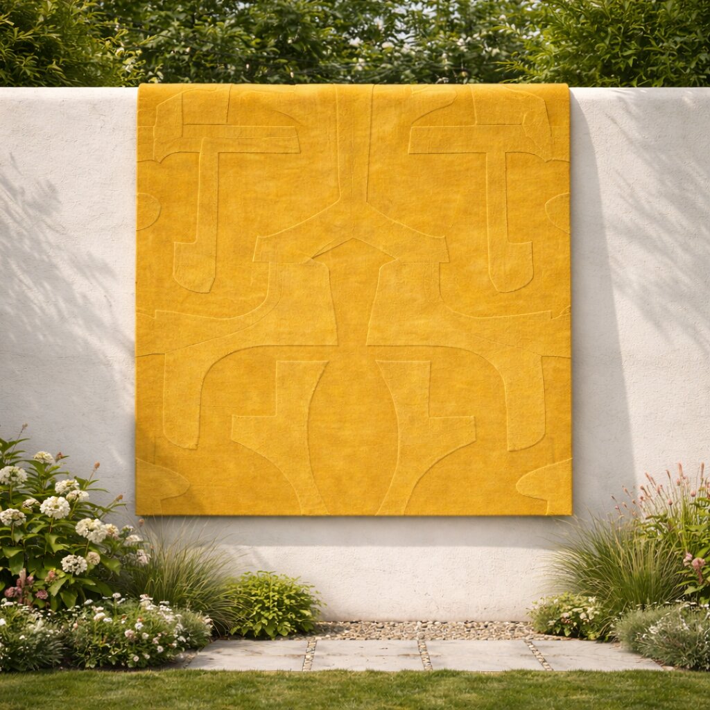 Rectangular wool carpet 5x7 6x9 9x12 Handmade tufted Yellow color Bed Living Kids room rugs