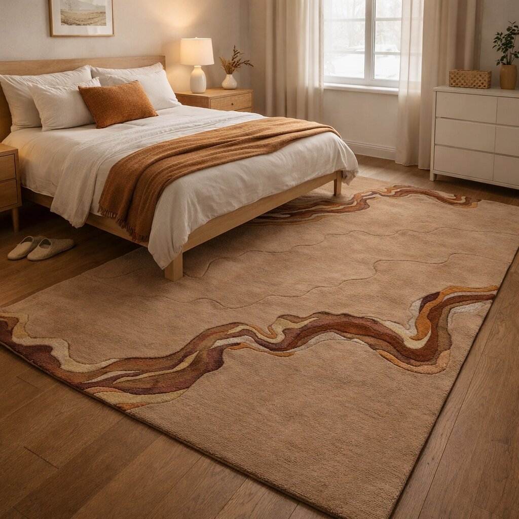 Hand tufted Area rug Rectangular wool carpet 9x12 10x14 11x11 Hallway Dining room rugs