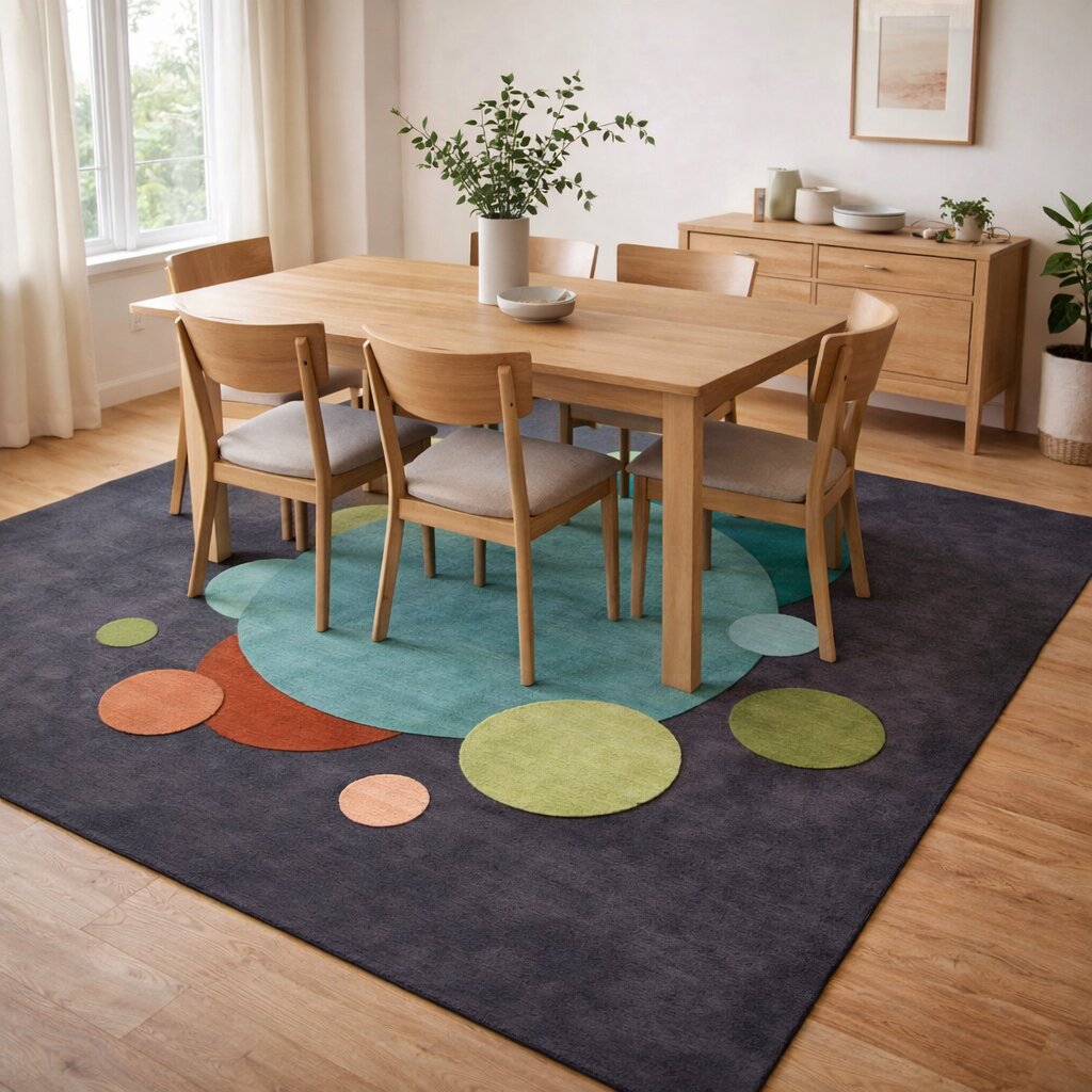 Tufte carpet 5x7 6x8 7x10 8x10 Wool area rugs Geometric design Bed Kids Living room Rectangle shape