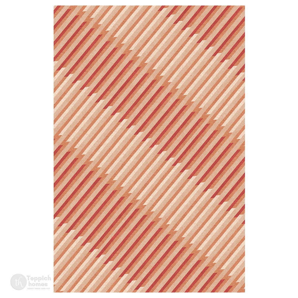 Image of 7x10, 6x9, 6x8, 5x8, 5x7, Orange color, Hand-made tufting wool rug, Rectangle area carpet