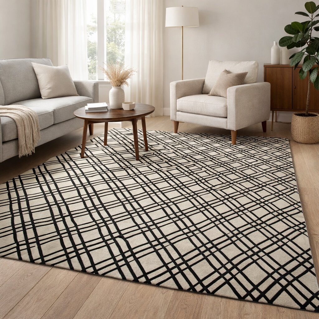 7x10 6x9 Tufting rug Cream color 6x8 5x8 Rectangle area wool carpet Handmade rugs