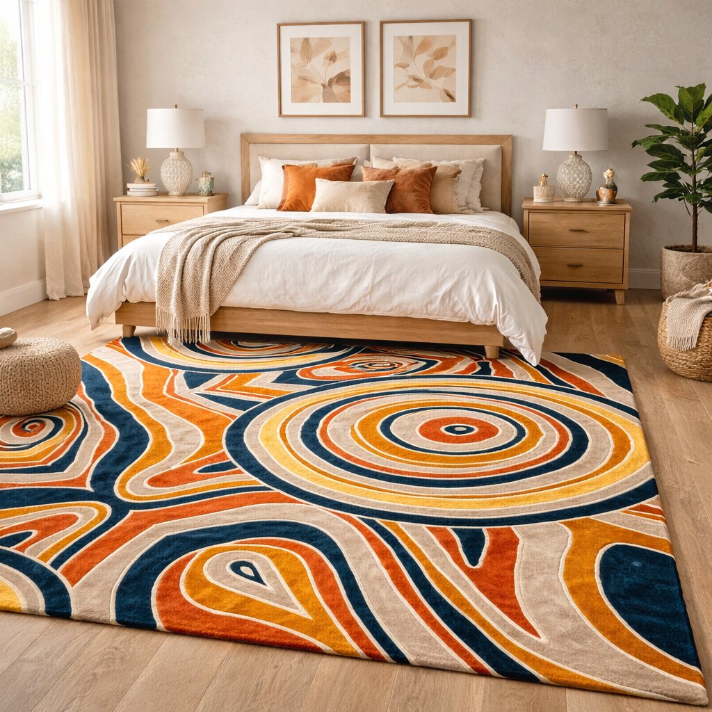 Rectangle shape rugs Woolen carpet 8x11 9x12 9x13 10x14 12x15 Handmade area rug Geometric design Tufted carpets