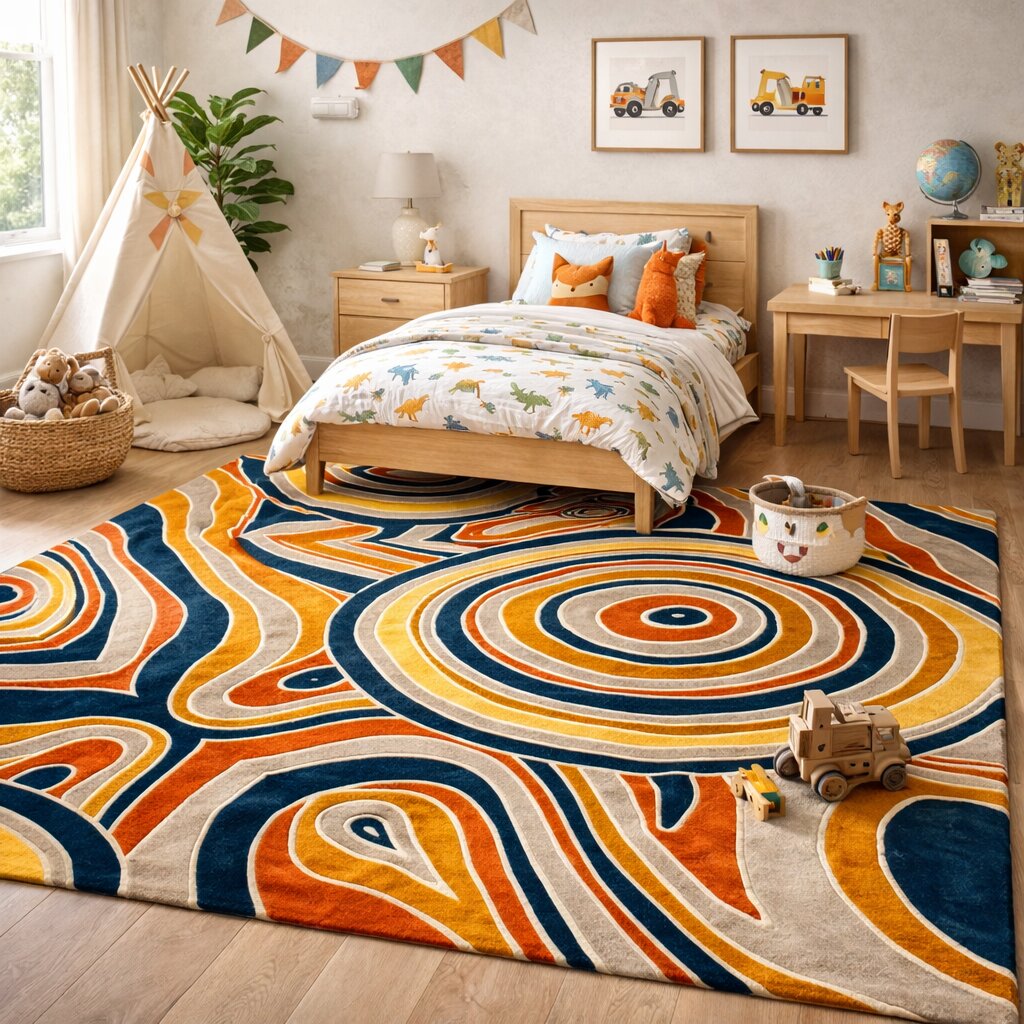 Rectangle shape rugs Woolen carpet 8x11 9x12 9x13 10x14 12x15 Handmade area rug Geometric design Tufted carpets