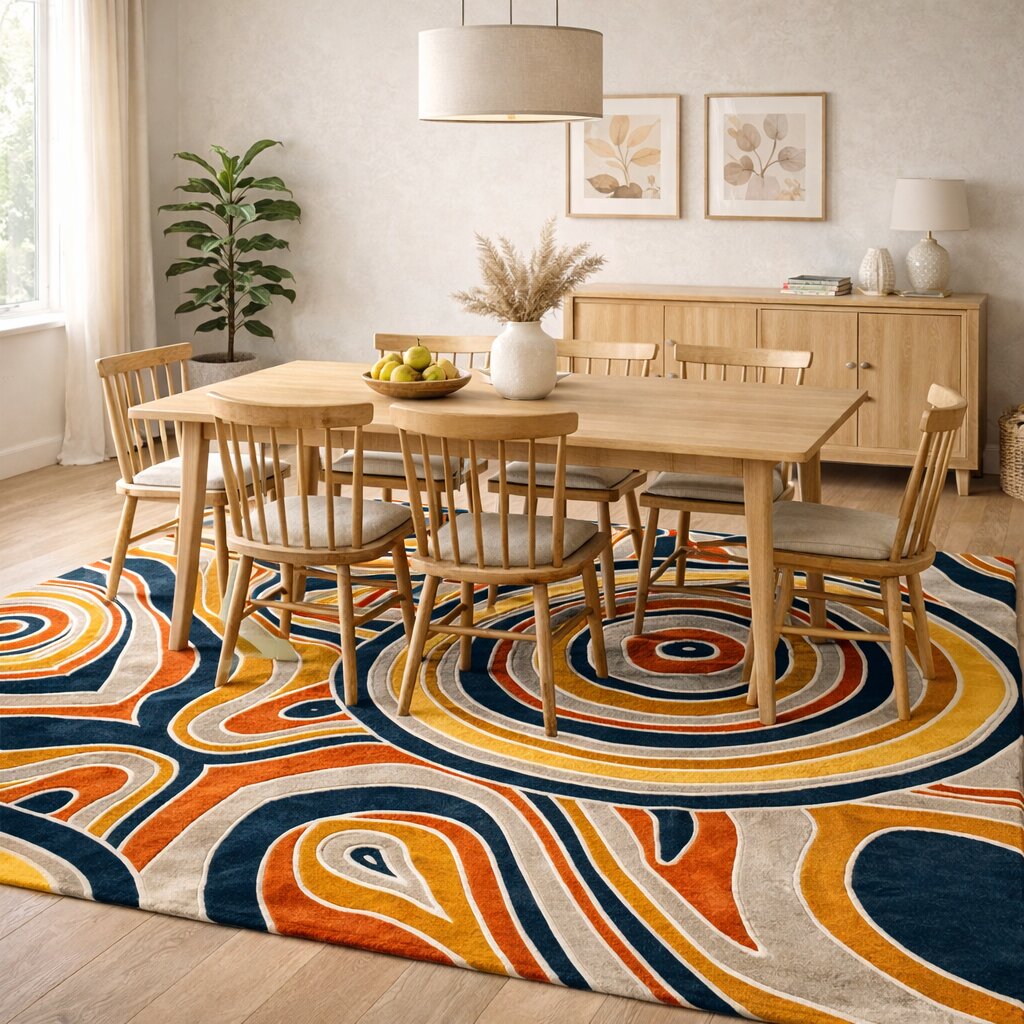 Rectangle shape rugs Woolen carpet 8x11 9x12 9x13 10x14 12x15 Handmade area rug Geometric design Tufted carpets