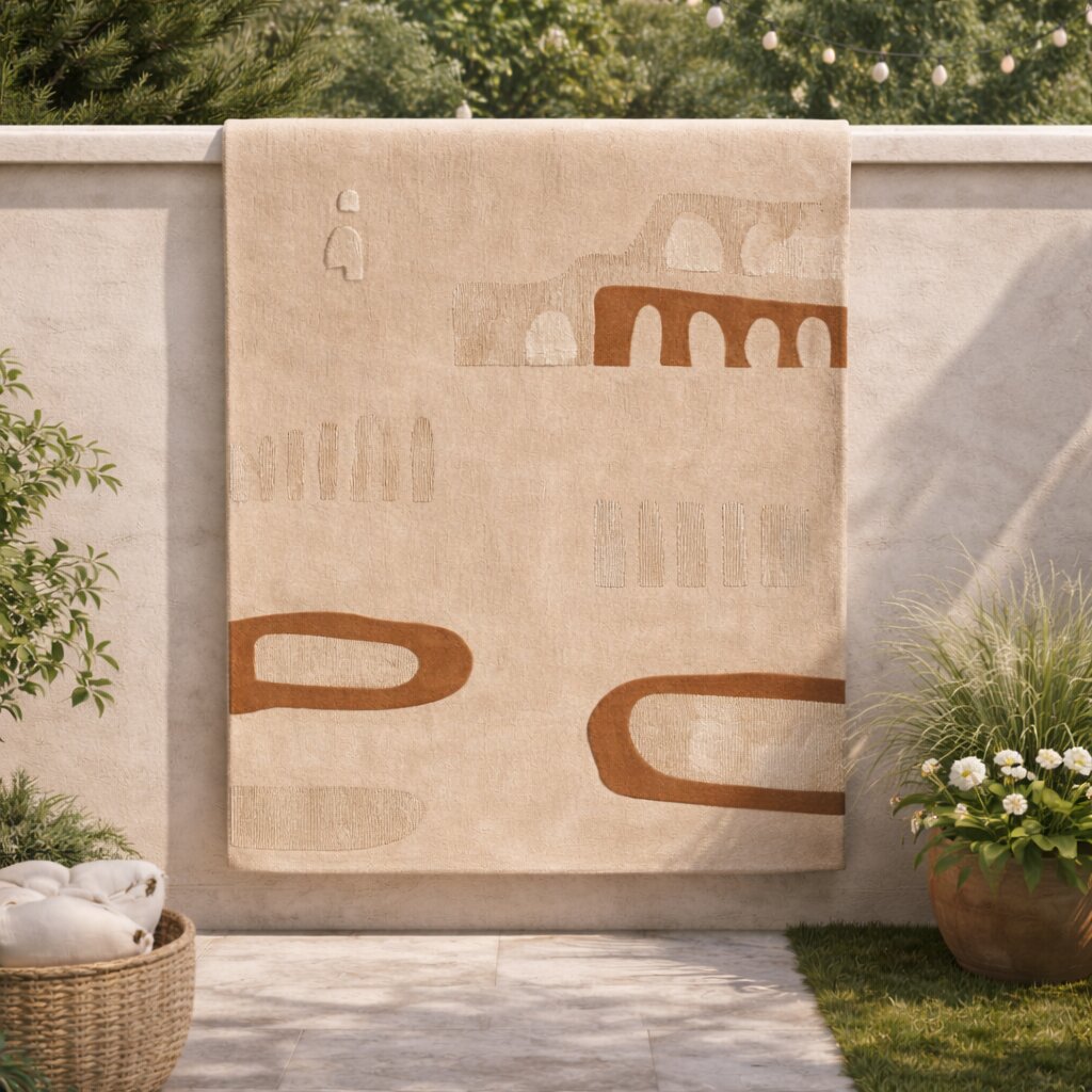 Area rug 8x10 7x10 Dark beige color 6x9 5x8 Hand tufted Woolen carpet Rectangle shape rugs Bed Kids Living room