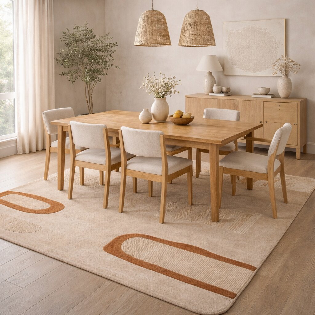 Area rug 8x10 7x10 Dark beige color 6x9 5x8 Hand tufted Woolen carpet Rectangle shape rugs Bed Kids Living room