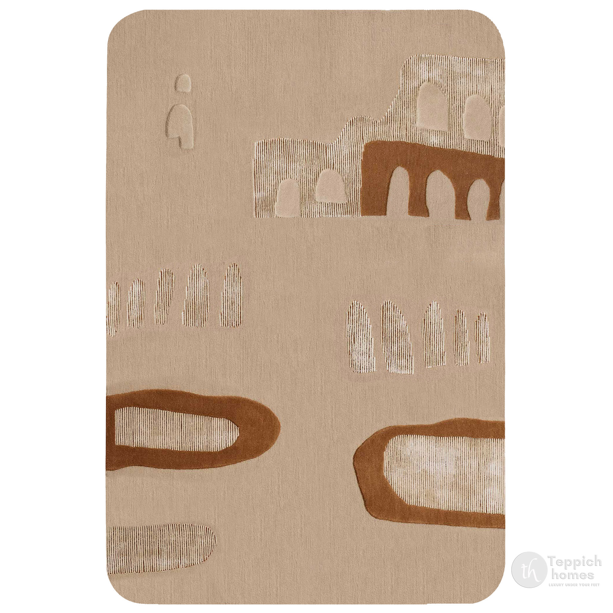 Area rug 8x10 7x10 Dark beige color 6x9 5x8 Hand tufted Woolen carpet Rectangle shape rugs Bed Kids Living room