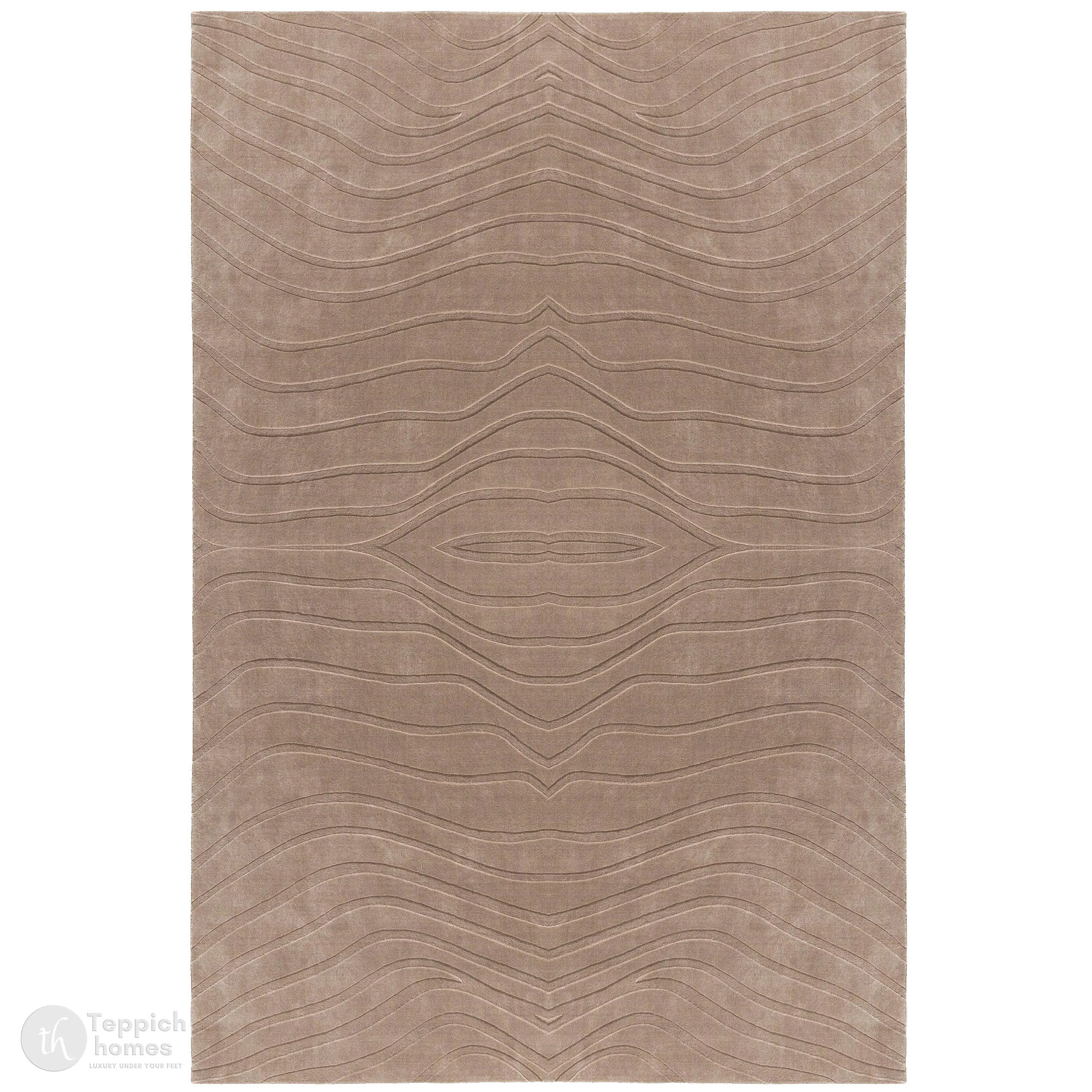 Hand Tuffed 8x10 Living Room Brown Wool Rug 5x7 5x8 7x10 Large Area Rug