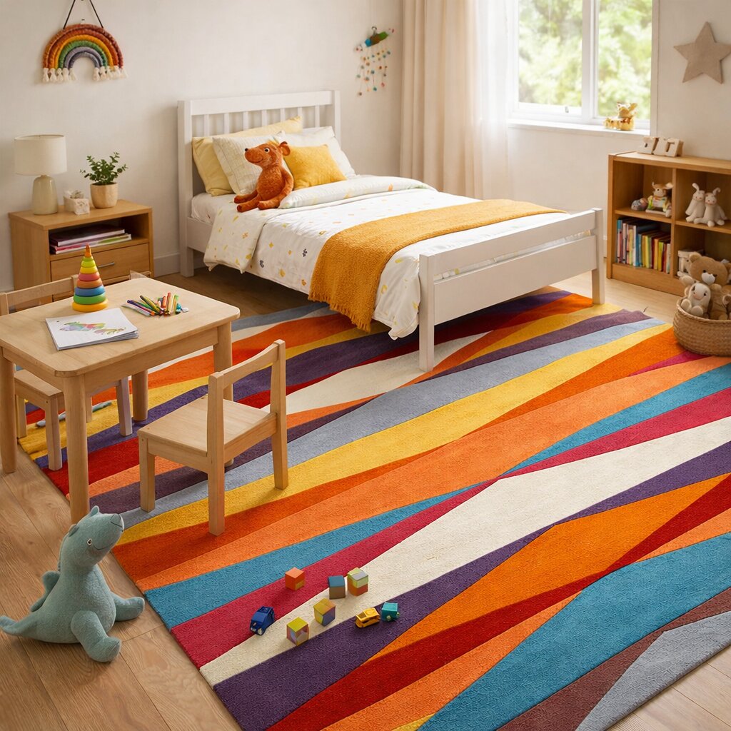 Area rug 6x9 6x8 5x8 Tufting wool rugs Geometric design Rectangle wool carpet Large area rugs Hallway Living Dining space