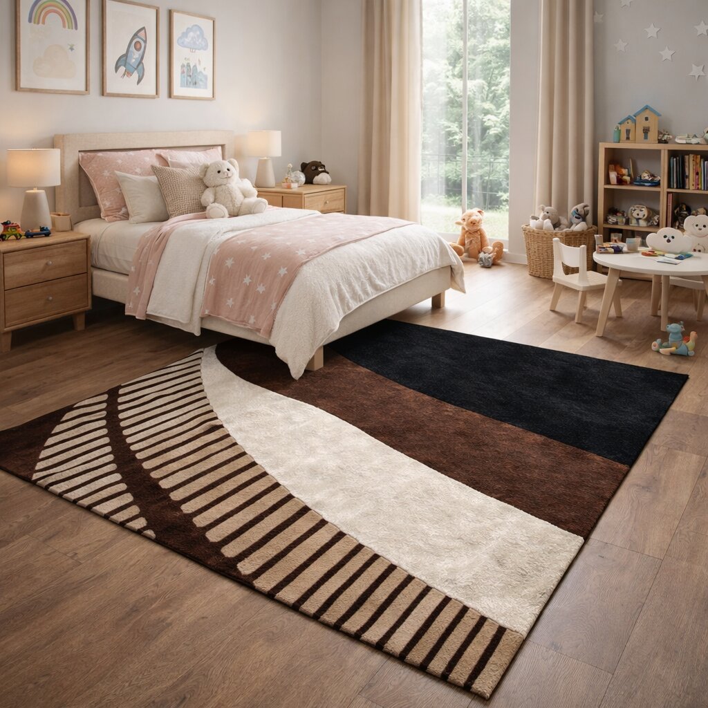 Rectangle wool carpet Large area rugs Hallway Living Dining space Area rug 6x9 6x8 5x8 Tufting wool rugs Geometric design