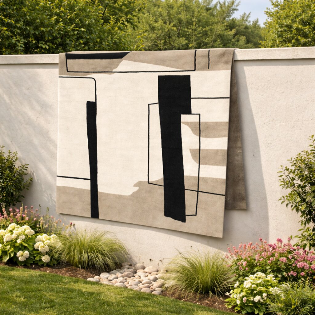 Tuft area rug 8x11 9x12 9x13 Rectangle shape Geometric carpet Hallway Bed Living room Woolen carpet Handmade area rug