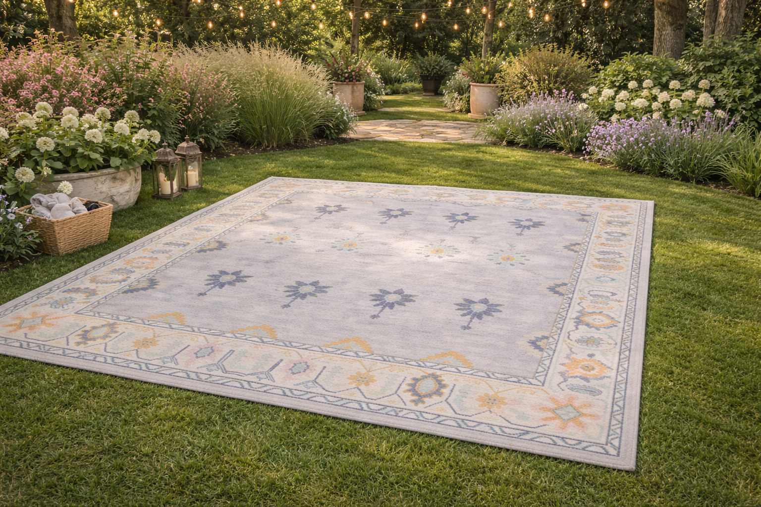 7x10 6x9 Oushak knotted rug Ivory color 6x8 5x8 Rectangle shape Area woolen carpet Handmade rugs