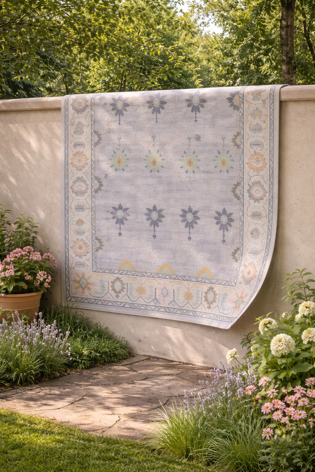 7x10 6x9 Oushak knotted rug Ivory color 6x8 5x8 Rectangle shape Area woolen carpet Handmade rugs