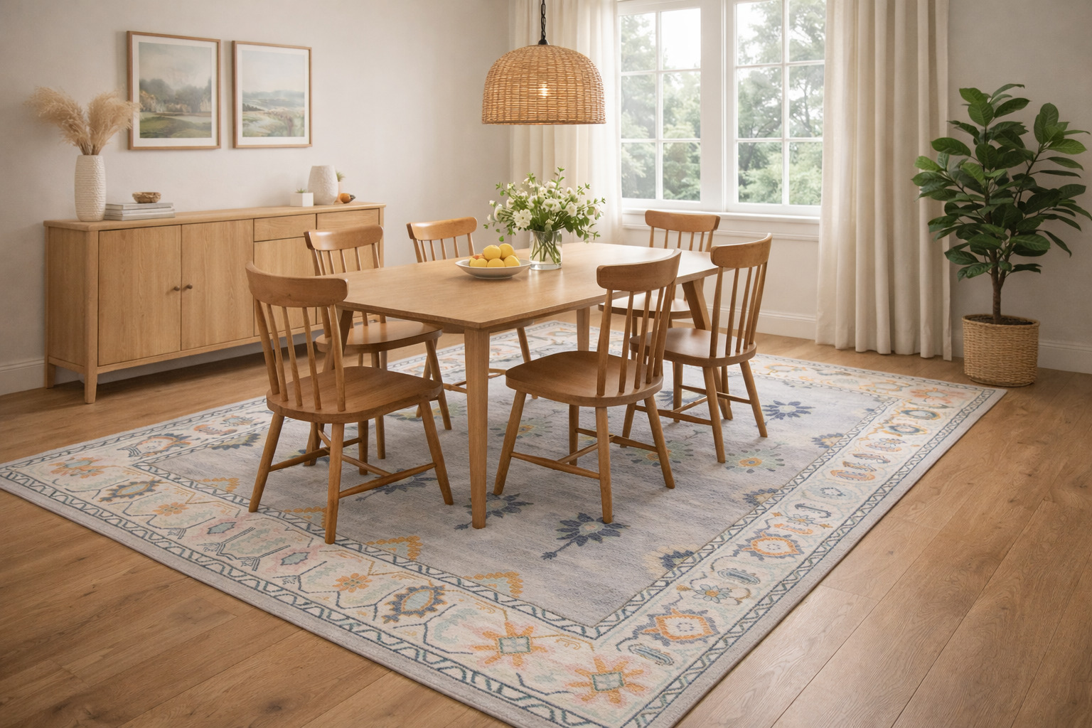 7x10 6x9 Oushak knotted rug Ivory color 6x8 5x8 Rectangle shape Area woolen carpet Handmade rugs