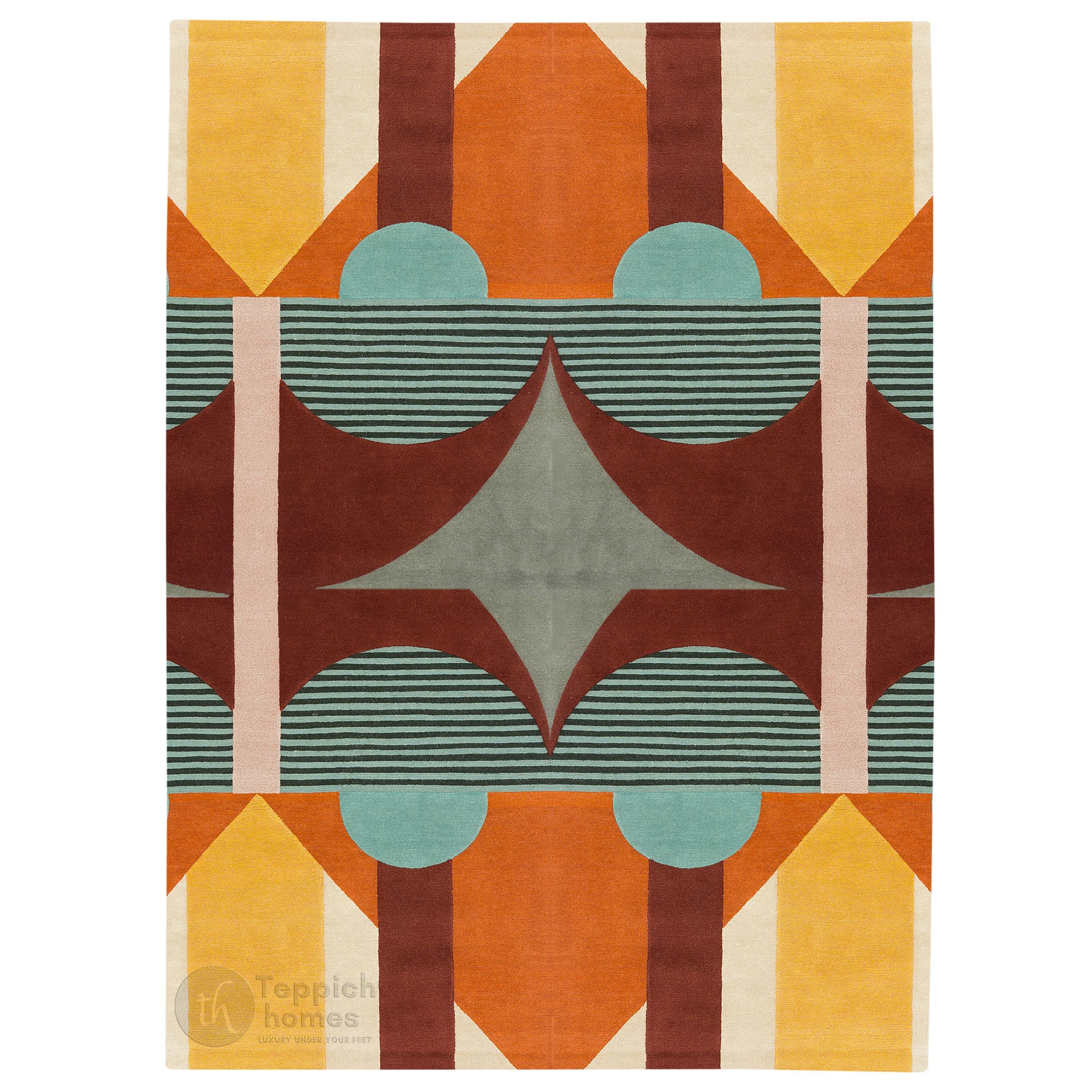 Geometric rug Woolen carpet 5x7 8x11 9x12 10x13 Handmade area rugs Tufted carpets Rugs for Bed Living rooms Rectangle shape
