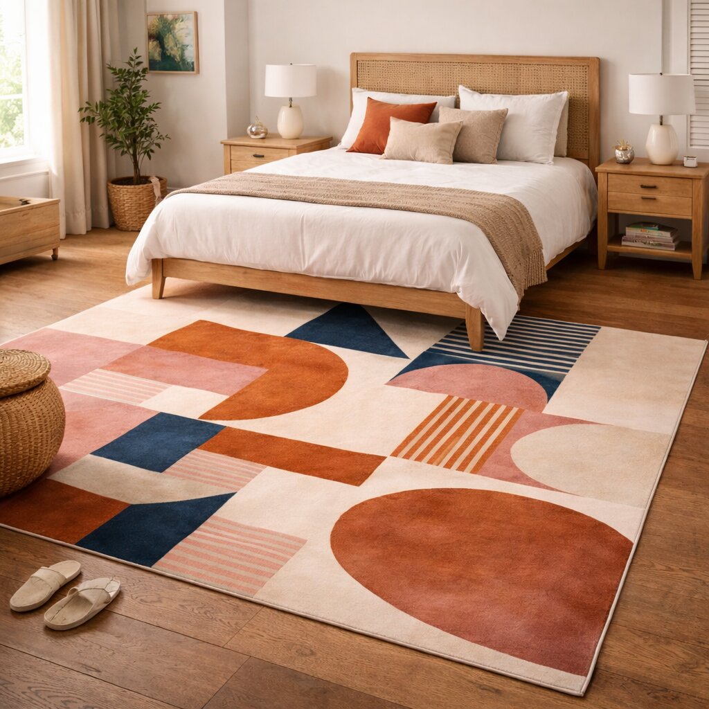 Handmade rug Woolen carpets Rectangle shape Hallway Bed Living room 7x10 8x11 9x12Tufted area rug