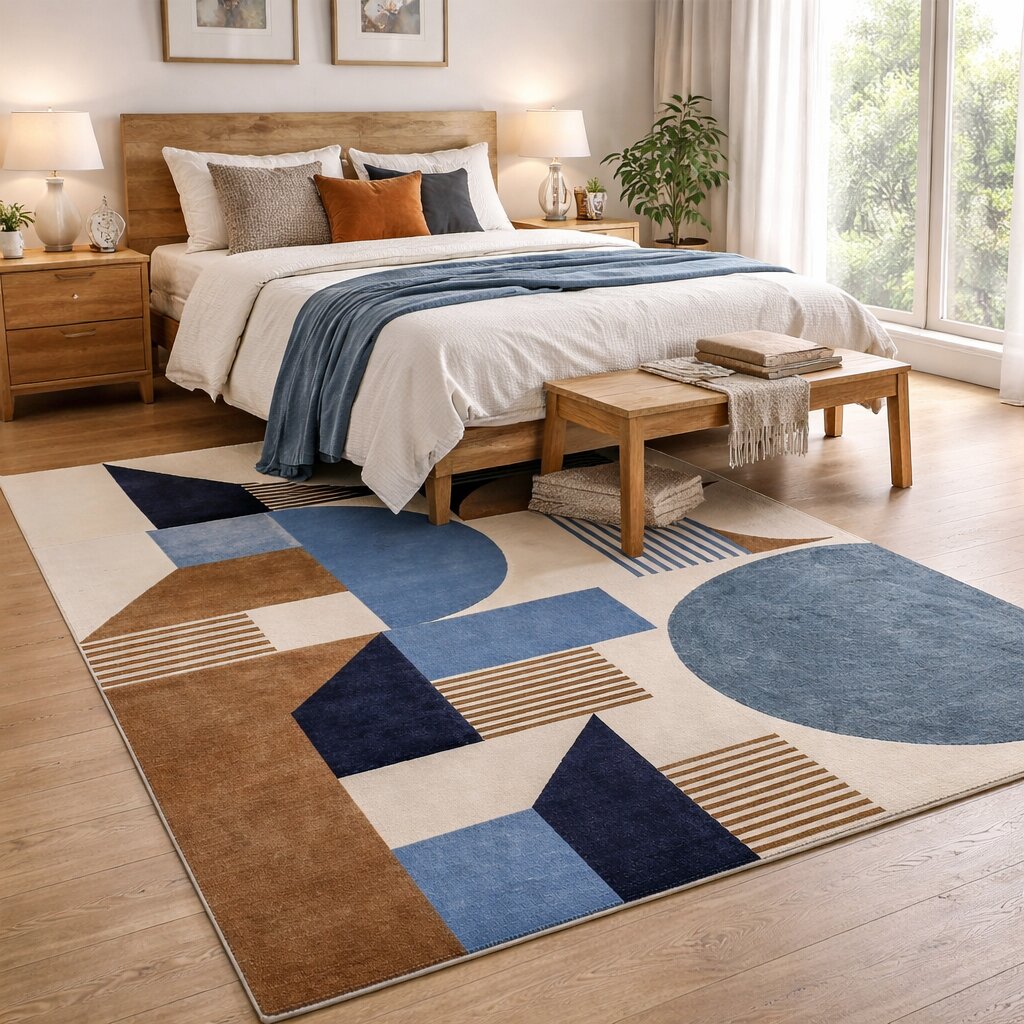 Handmade rug Woolen carpets Hallway Bed Living room 7x10 8x11 9x12 Tufted area rugs