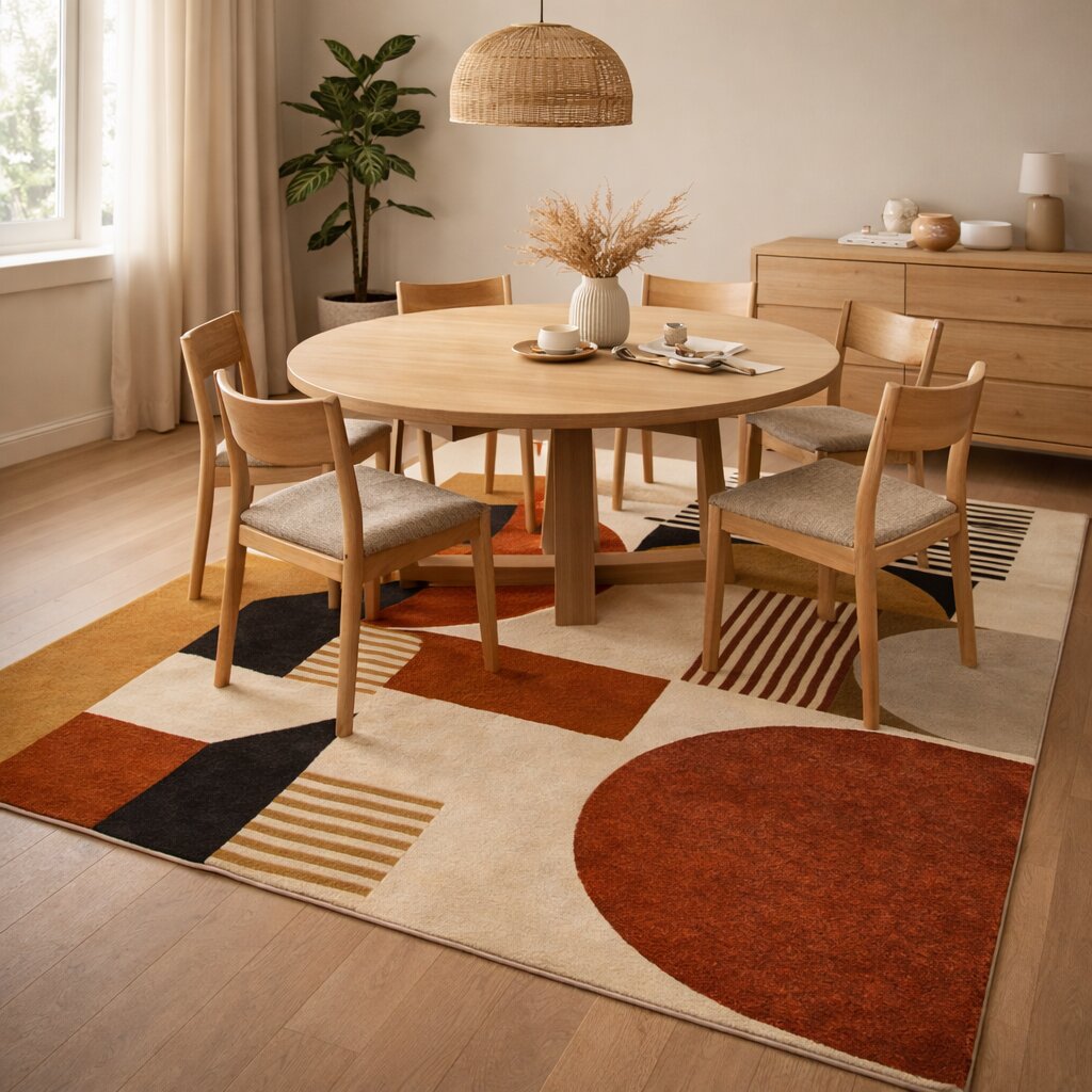 Bauhaus Terra Hand Tufted Rug