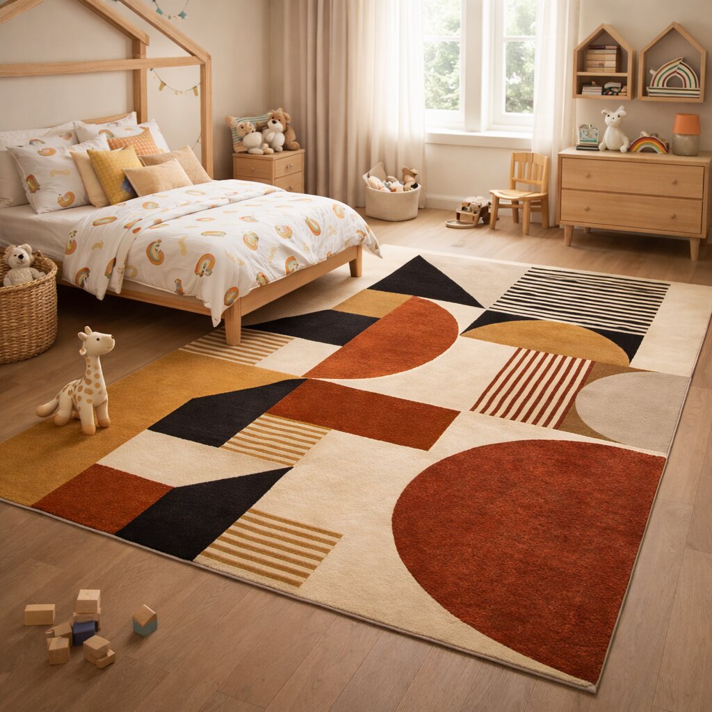 Bauhaus Terra Hand Tufted Rug