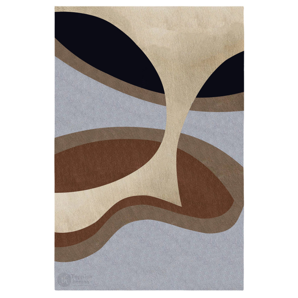 Image of 5x7 Tufted wool rug, Handmade carpet 5x8, Geometric area rugs, 6x8, 7x10, Bed, Living, Kids, room carpets