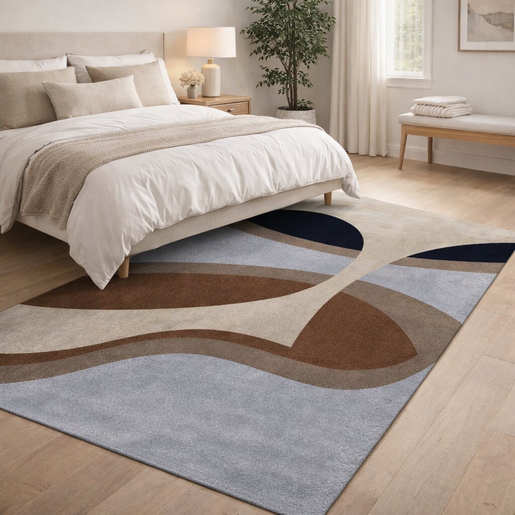 5x7 Tufted wool rug Handmade carpet 5x8 Geometric area rugs 6x8 7x10 Bed Living Kids room carpets