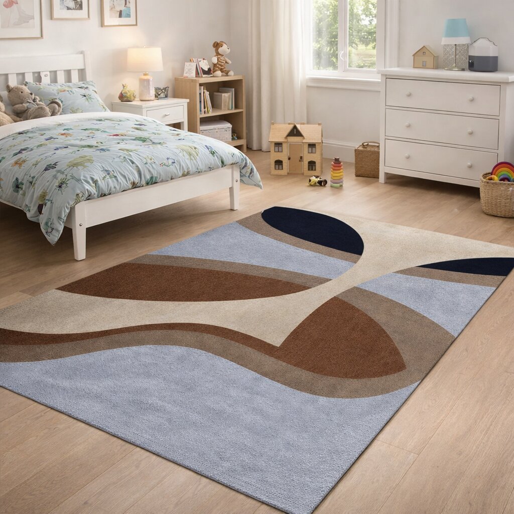 5x7 Tufted wool rug Handmade carpet 5x8 Geometric area rugs 6x8 7x10 Bed Living Kids room carpets