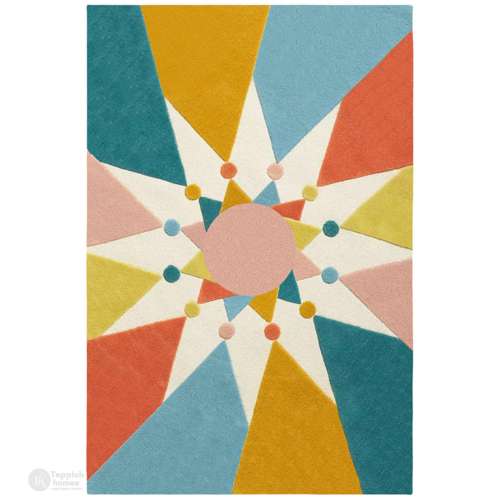 Image of Rugs for Living room, 5x7, 5x8, 6x9, 7x10, Hand tuft carpet, Geometric area rug, Rectangle wool carpets