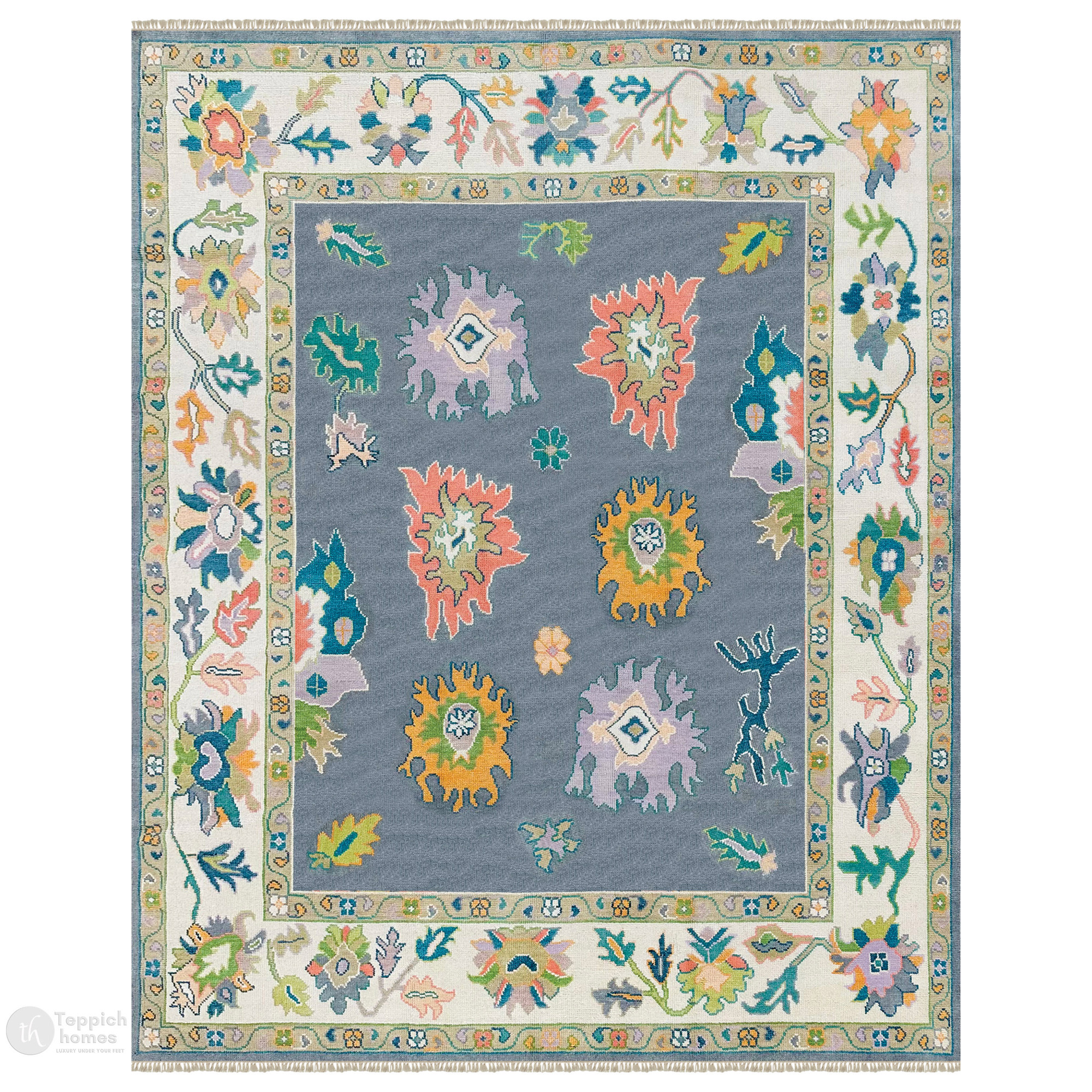 Knotted carpet 5x7 6x8 7x10 8x10 Wool area rugs Geometric design Bed Kids Living room Rectangle shape