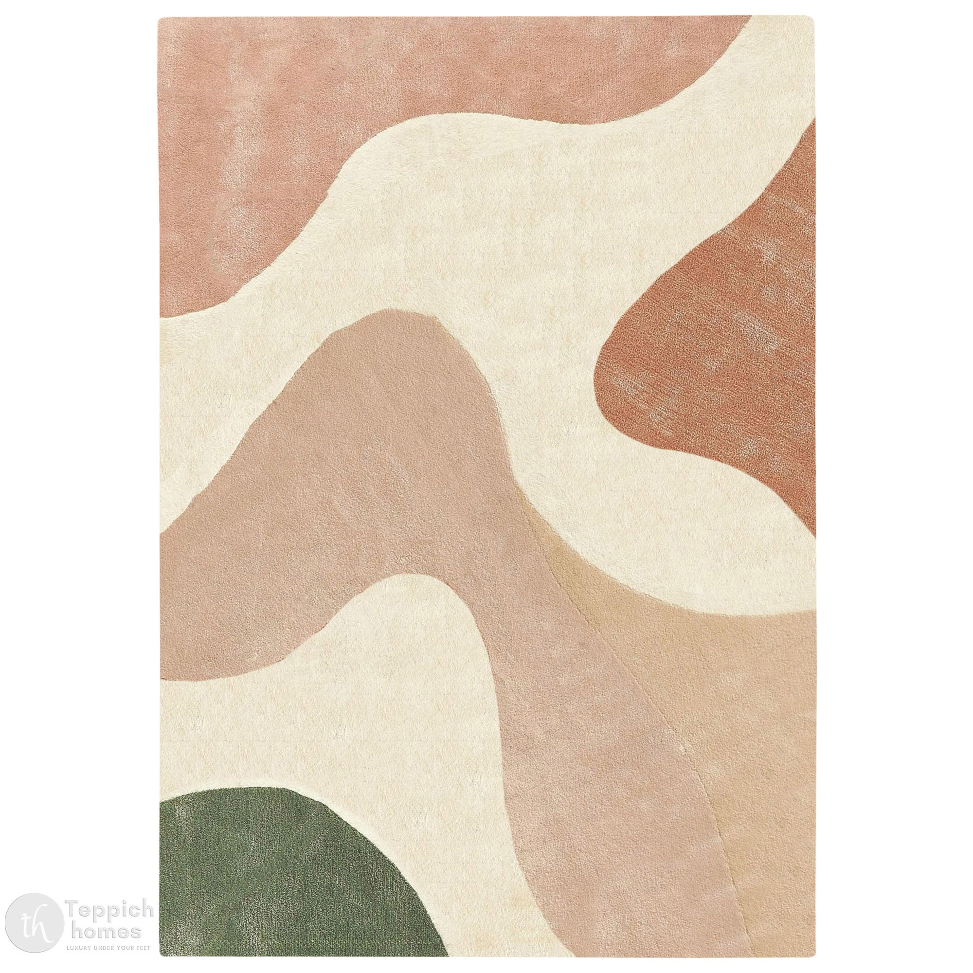 Handmade carpet Cream color 5x8 6x9 Area rugs Kids Living room Woolen carpets Hand tufted rug