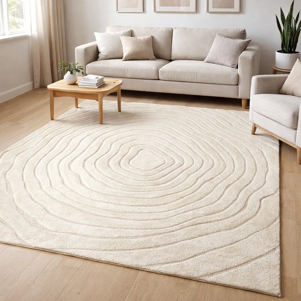 5x8 Tufted wool rug Handmade carpet 5x7 Geometric area rugs 6x8 7x10 Bed Living Kids room