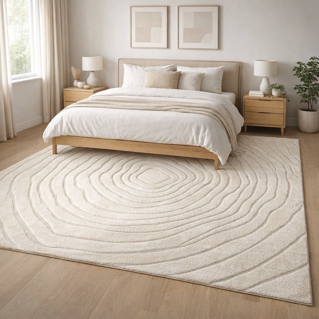 5x8 Tufted wool rug Handmade carpet 5x7 Geometric area rugs 6x8 7x10 Bed Living Kids room