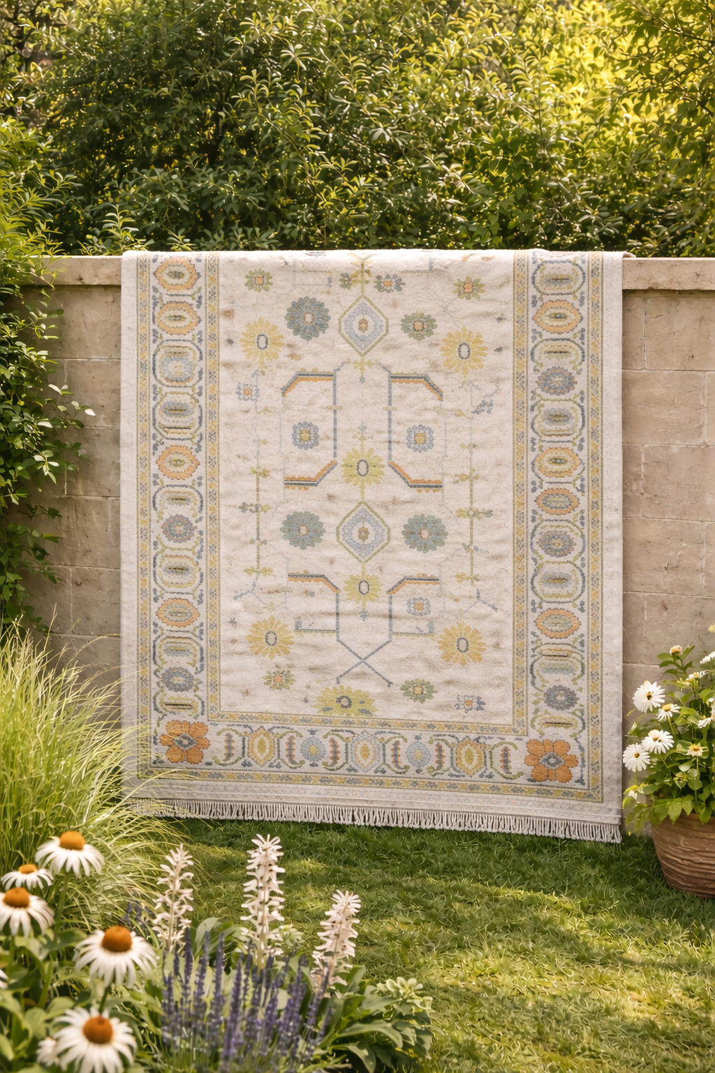 Geometric carpet Hallway Bed Living room Knotted area rugs 8x11 9x12 9x13 Rectangle shape Woolen carpets Handmade area rug