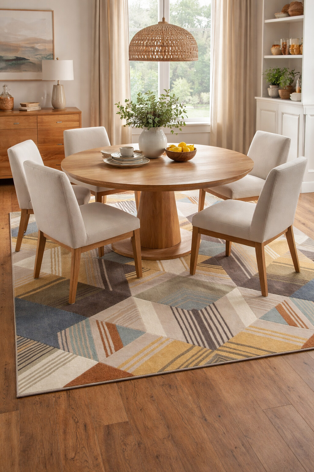 Hand Tufte Striped Rug Wool Area Rug 8x10 8x11 9x12 10x14 Large Carpet