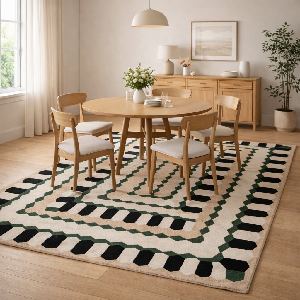 Wool area rug  6x9 7x10 8x11 9x12  Hand tuffed  Rugs for Living room  Bedroom Hallway  Large size carpets