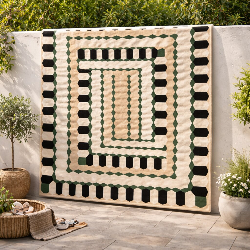 Wool area rug  6x9 7x10 8x11 9x12  Hand tuffed  Rugs for Living room  Bedroom Hallway  Large size carpets