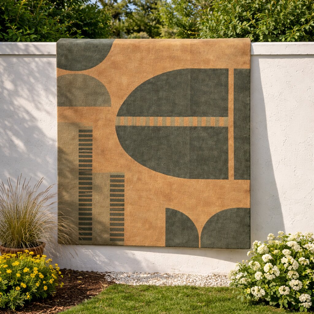 Modern Earth Tone Hand Tufted Rug