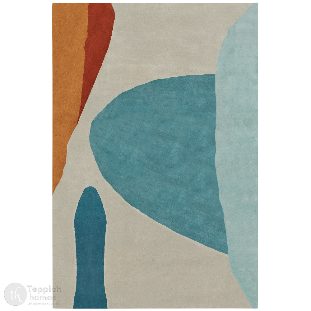 Image of Abstract rug 7x10 | 8x11, 9x12, 10x13, 11x13 | Hand tufting | Woolen carpet | Kids, Dining, room | Area rugs