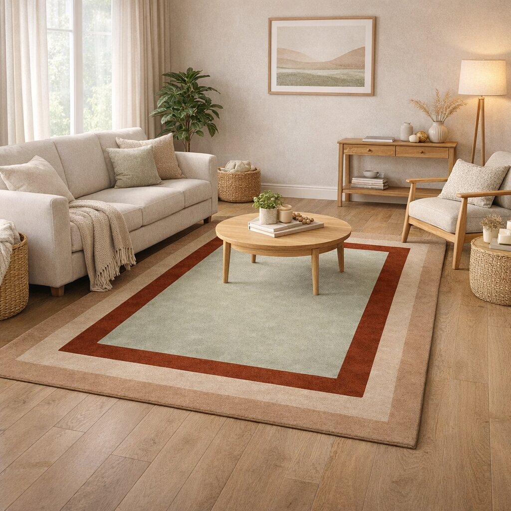 Living room rug  Geometric carpet  Area rugs  5x8 6x9 7x10 8x11  Wool carpets  Hand tufted