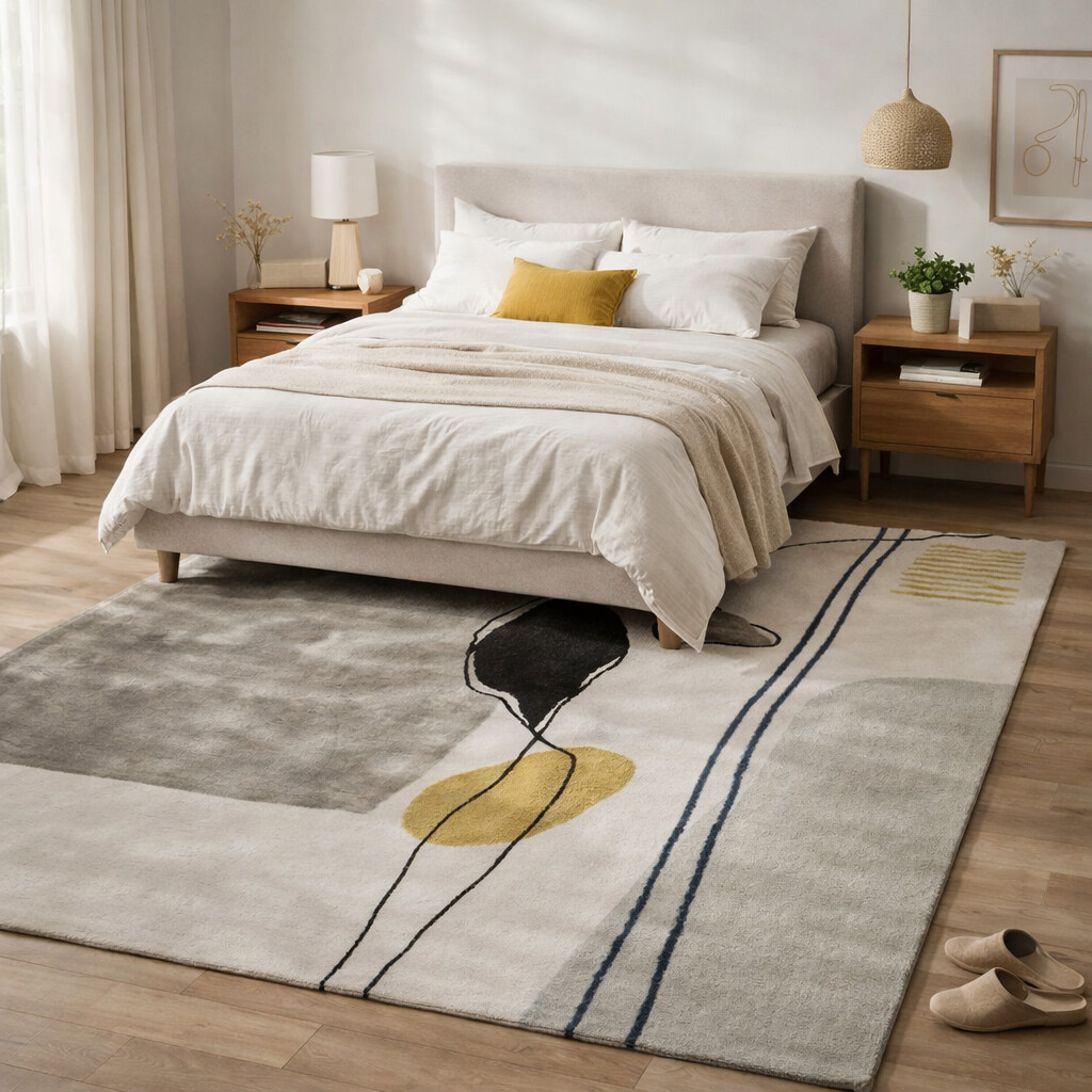 Handmade Tufted Rugs Soft Ivory Wool Carpets for Hallway Living Room Available in 6x10 9x12 9x13 10x10