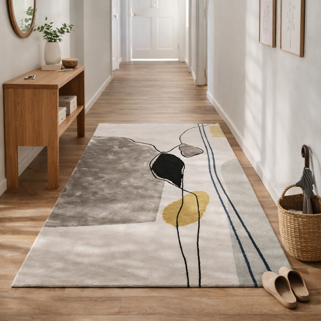 Handmade Tufted Rugs Soft Ivory Wool Carpets for Hallway Living Room Available in 6x10 9x12 9x13 10x10