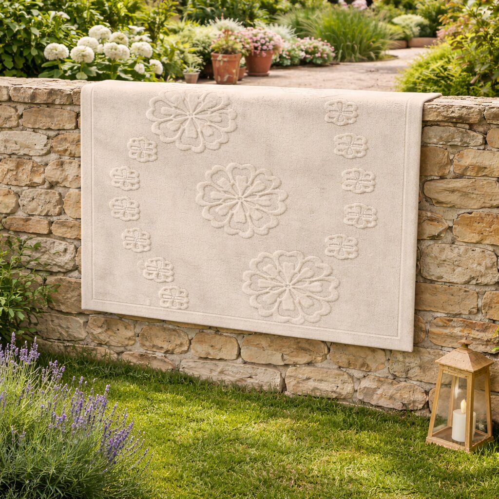 Tufted rug  White carpet  5x8 6x9 6x10 7x10  Bedroom Living room  Area rug  Geometric wool