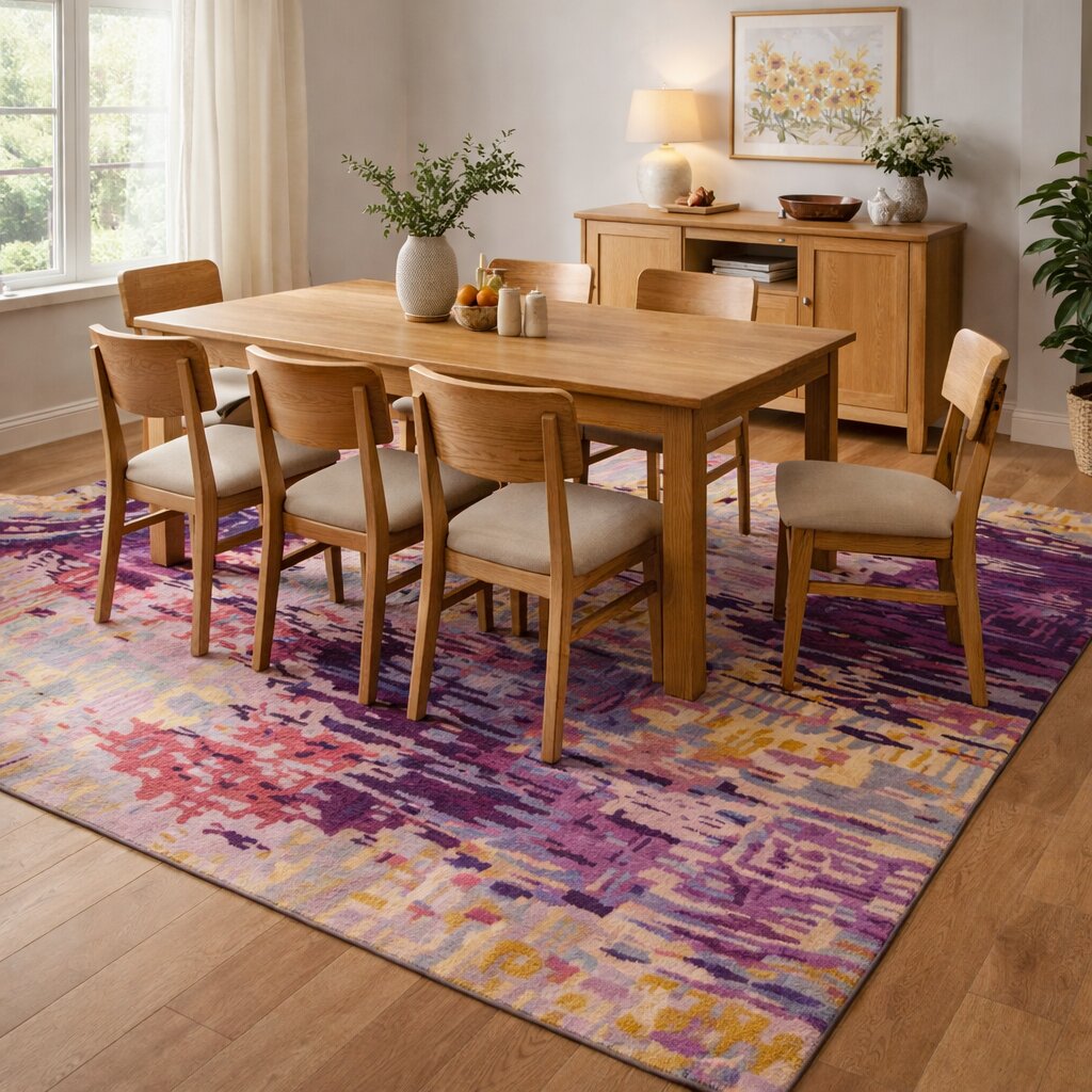 Wool area rugs 8x11 9x10 9x12 10x13 Hallway Living Bed room Tufted carpet Abstract design