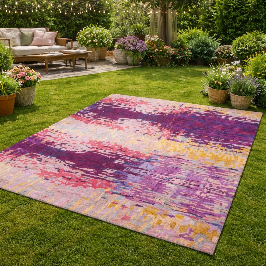 Wool area rugs 8x11 9x10 9x12 10x13 Hallway Living Bed room Tufted carpet Abstract design