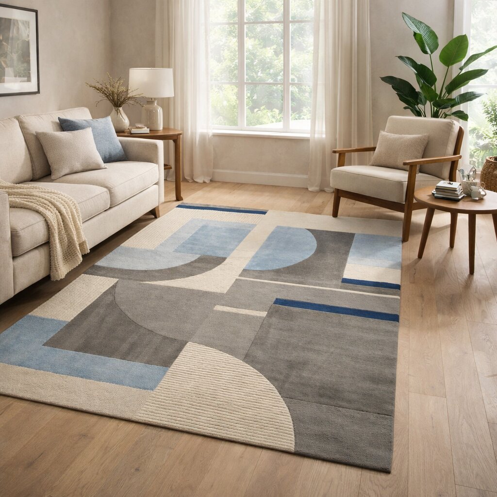 Urban Modern Living Room Rug